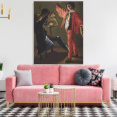 Der letzte Tropfen Bier, bevor das Party endet Leinwanddruck (Insitu (Wohnzimmer))