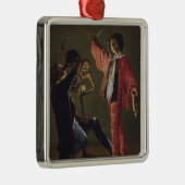 Der letzte Tropfen Bier, bevor das Party endet Ornament Aus Metall (Rechts)