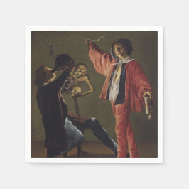 Der letzte Tropfen Bier, bevor das Party endet Serviette