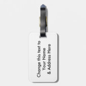 Der letzte Wellenreiter Gepäckanhänger (Rückseite vertikal)