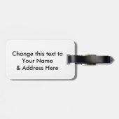 Der letzte Wellenreiter Gepäckanhänger (Rückseite horizontal)