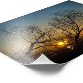 Der letzte Wertvolle Teil der Sonne Fotodruck (Ecke)