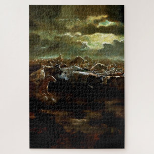 “Der letzte Widerstand” Western Art von Charles M. Puzzle