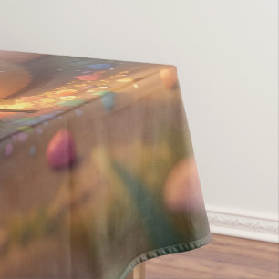 Der leuchtende Wanderer und die Nektarkunst Tischdecke