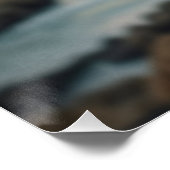 Der Leuchtturm am Ufer Poster (Ecke)