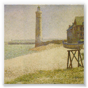 Der Leuchtturm bei Honfleur durch Georges Seurat Fotodruck
