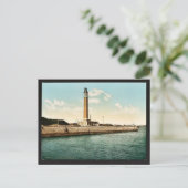 Der Leuchtturm, Dunkirk, Frankreich Vintag Fotochr Postkarte (Stehend Vorderseite)