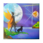 Der Leuchtturm Fliese (Vorderseite)