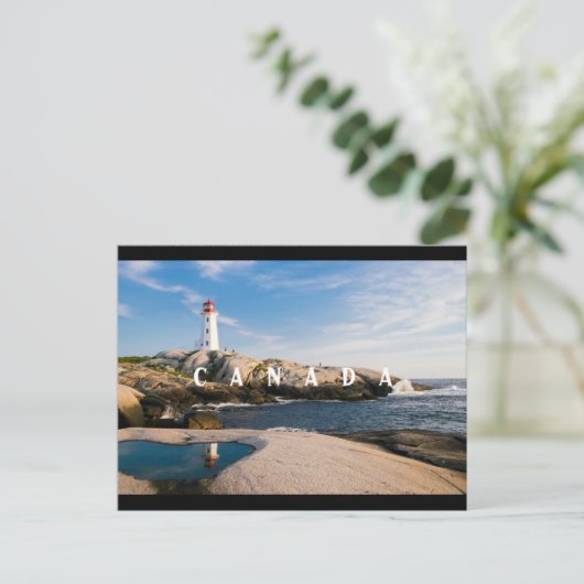 Der Leuchtturm - Gruß aus Kanada Postkarte (Stehend Vorderseite)