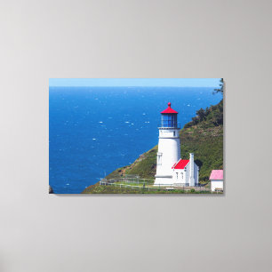Der Leuchtturm Heceta Head bei Florence Leinwanddruck
