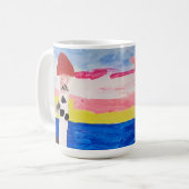 Der Leuchtturm Kaffeetasse (Vorderseite Links)