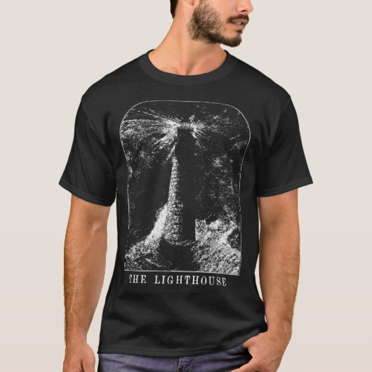 Der Leuchtturm Retro T-Shirt (Vorderseite)
