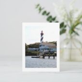 Der Leuchtturm, St. Augustine Postkarte (Stehend Vorderseite)