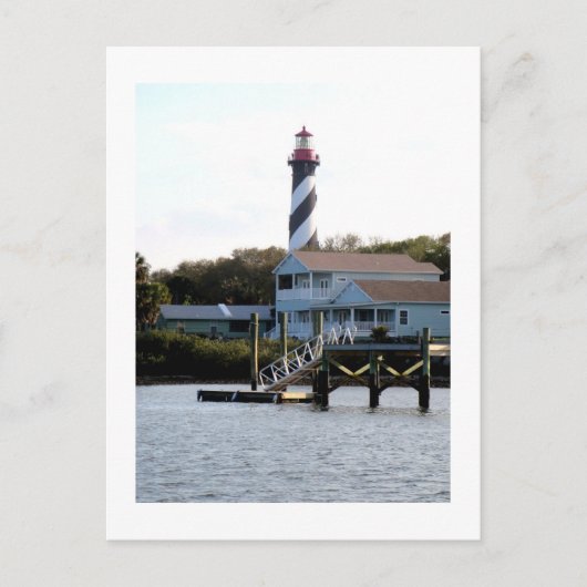 Der Leuchtturm, St. Augustine Postkarte (Vorderseite)