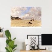 Der Leuchtturm von Claude Monet Poster (Heimbüro)