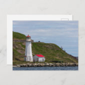 Der Leuchtturm von Halifax Postkarte (Vorne/Hinten)