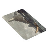 Der Leuchtturm von Lands End, Cornwall, f Magnet (Rechte Seite)