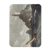 Der Leuchtturm von Lands End, Cornwall, f Magnet (Vertikal)