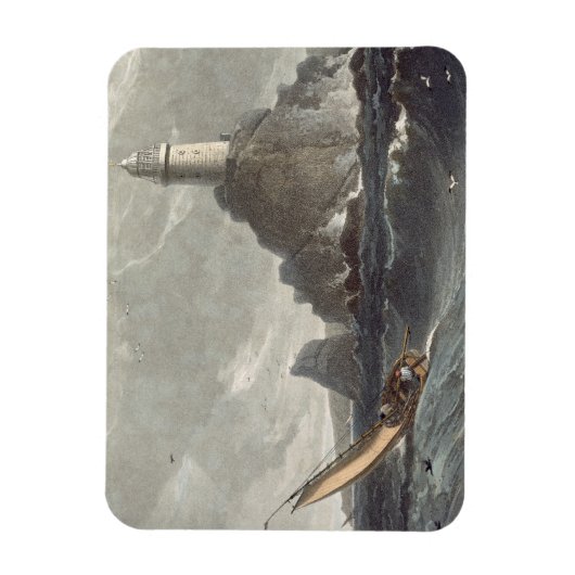 Der Leuchtturm von Lands End, Cornwall, f Magnet (Vertikal)