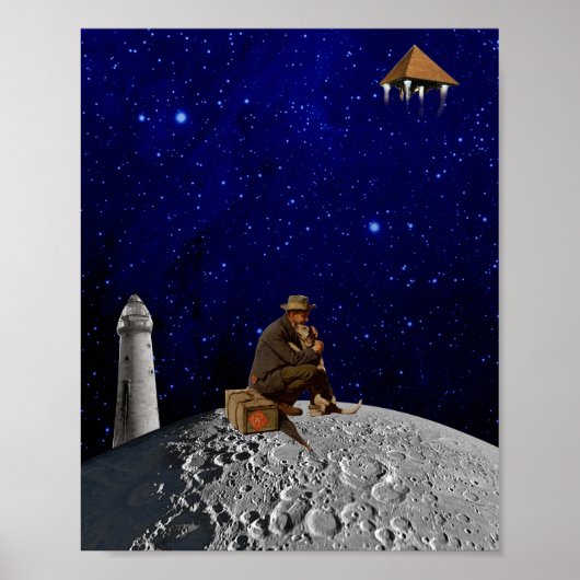 Der Leuchtturmhalter gab Zuhause zurück Poster (Vorne)