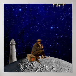 Der Leuchtturmhalter gab Zuhause zurück Poster