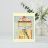 Der Leuchtturmhalter Postkarte (Stehend Vorderseite)