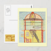 Der Leuchtturmhalter Postkarte (Vorne/Hinten)
