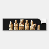 Der Lewischessmen-Autoaufkleber Autoaufkleber (Vorne)