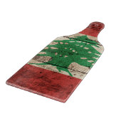 Der Libanon-Flagge auf altem hölzernem Korn Schneidebrett (Ecke)