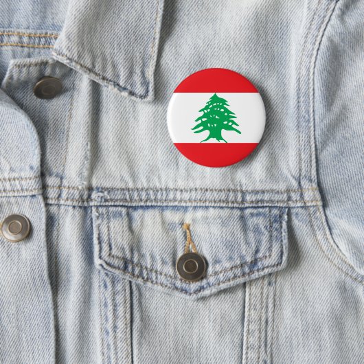 Der Libanon-Flagge Button (Beispiel)