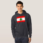 Der Libanon-Flagge Hoodie (Vorne ganz)