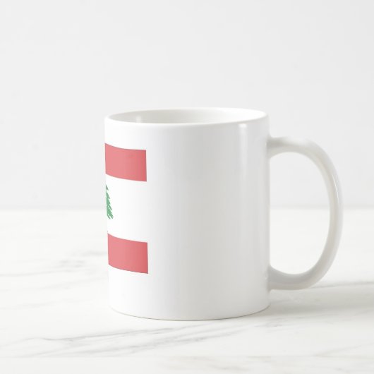 Der Libanon-Flagge Kaffeetasse (Rechts)