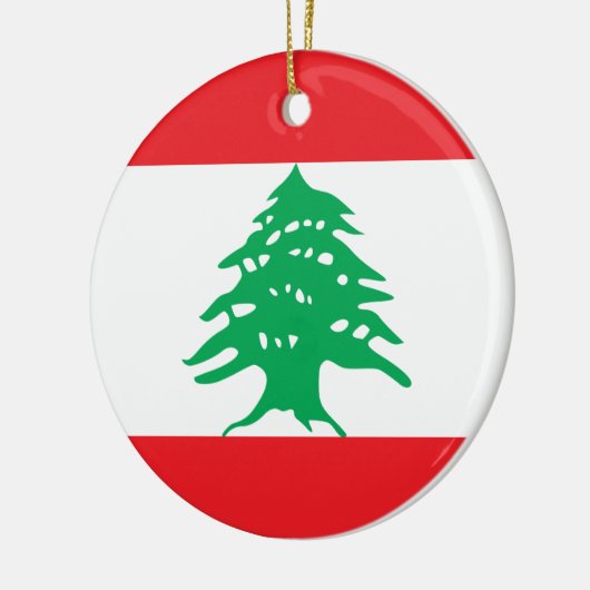 Der Libanon-Flagge Keramikornament (Links)