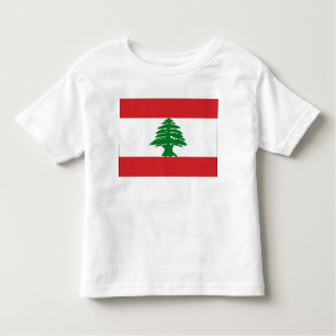 Der Libanon-Flagge Kleinkind T-shirt