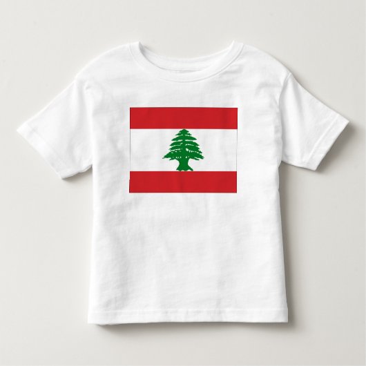 Der Libanon-Flagge Kleinkind T-shirt (Vorderseite)