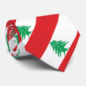 Der Libanon-Flagge Krawatte (Gerollt)