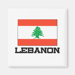 Der Libanon-Flagge Magnet