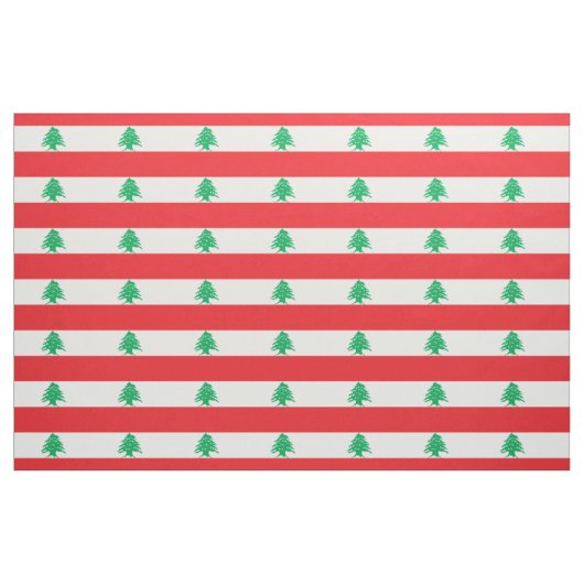 Der Libanon-Flagge Stoff (Fat Quarter (45,7 x 55,9 cm))