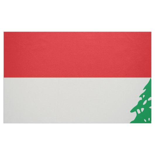 Der Libanon-Flagge Stoff (Fat Quarter (45,7 x 55,9 cm))