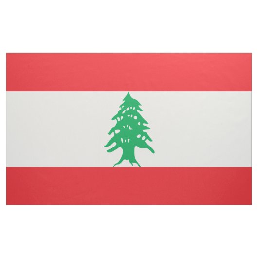 Der Libanon-Flagge Stoff (Yard (91,4 cm))
