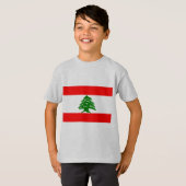 Der Libanon-Flagge T-Shirt (Vorne ganz)