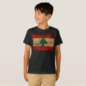 Der Libanon-Flagge T-Shirt (Vorne ganz)