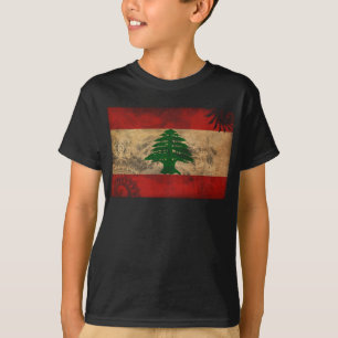 Der Libanon-Flagge T-Shirt