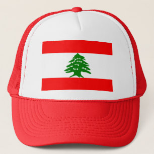 Der Libanon-Flagge Truckerkappe
