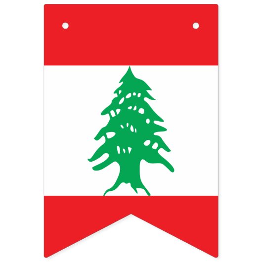 Der Libanon-Flagge Wimpelkette (Zweite Fahne)