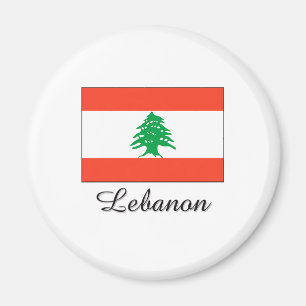 Der Libanon-Flaggen-Entwurf Magnet