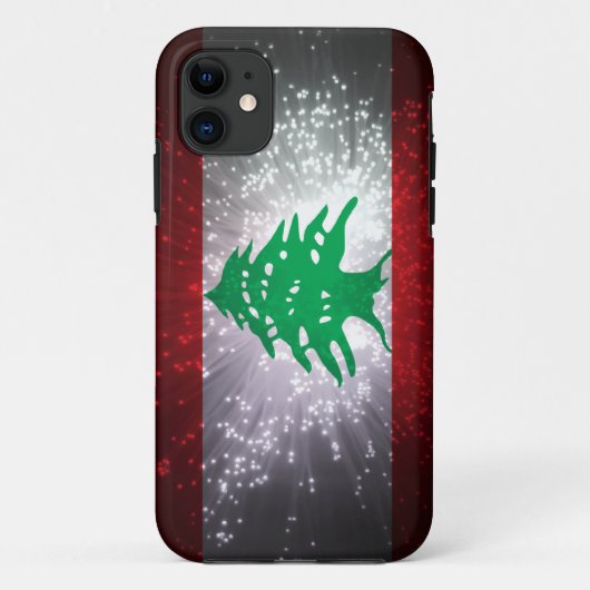 Der Libanon-Flaggen-Feuerwerk Case-Mate iPhone Hülle (Rückseite)