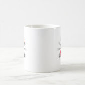 Der Libanon-Flaggen-Karte 2,0 Kaffeetasse (Mittel)