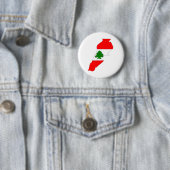 Der Libanon-Flaggen-Karte Größengleich Button (Beispiel)