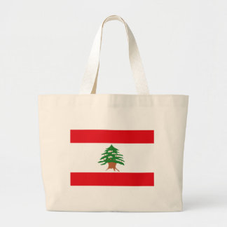 Der Libanon-Flaggen-Taschen-Tasche Jumbo Stoffbeutel